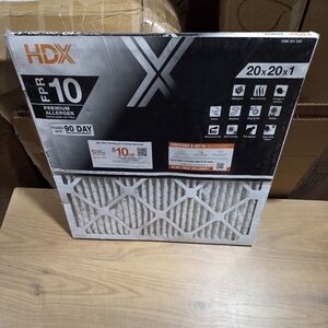 HDX 20 in. x 20 in. x 1 in. Premium Pleated Furnace Air Filter FPR 10, MERV 13